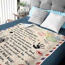 Load image into Gallery viewer, Dad To Daughter - You Will Always Be - Engraved Blanket