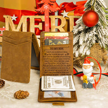 Load image into Gallery viewer, Mom to Son Gifts, Engraved Money clip Wallet