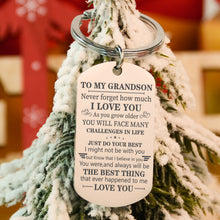 Load image into Gallery viewer, To Grandson - Learn from Everything - Keychain