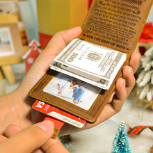 Load image into Gallery viewer, To Grandson Gifts, Engraved Money Clip Wallet💵