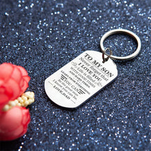 Load image into Gallery viewer, Dad to Son - Learn from Everything - Keychain