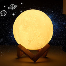 Load image into Gallery viewer, Dad to Daughter Gifts, 6in Engraved 3D Moon Lamp | Greatest Gift for Girls