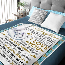 Load image into Gallery viewer, Mom To Daughter - How Much I Love You - Engraved Blanket