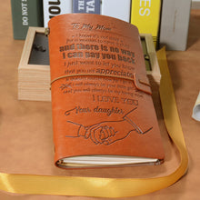 Load image into Gallery viewer, Daughter to Mom, Engraved Vintage Leather Journal