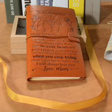 Load image into Gallery viewer, Mom to Daughter, Vintage Leather Journal