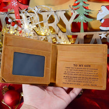 Load image into Gallery viewer, mom to son wallet