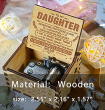 Load image into Gallery viewer, Dad to Daughter, Engraved Music Box, Play "You Are My Sunshine"