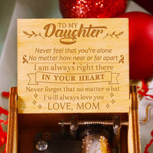 Load image into Gallery viewer, Mom to Daughter - In your heart - Play "Castle In The Sky" Music Box