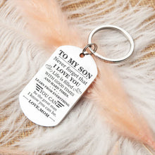 Load image into Gallery viewer, Mom to Son -  Learn from Everything -  Keychain
