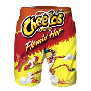 Dad and Son Matching Swim Shorts - Cheetos Crunchy