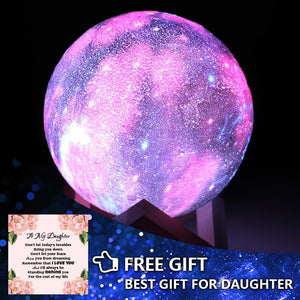 To Daughter Gifts, 2020 Newest 3D Moon Lamp | Greatest Gift for Girls