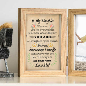 to my daughter picture frame