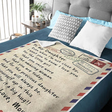 Load image into Gallery viewer, Mom To Daughter - You Will Always Be - Engraved Blanket
