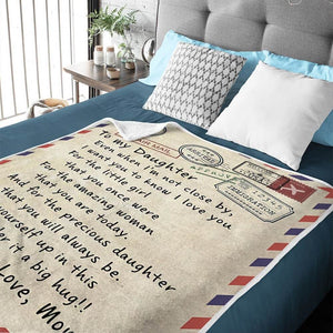 Mom To Daughter - You Will Always Be - Engraved Blanket