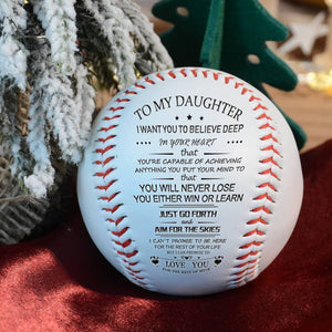 to daughter baseball