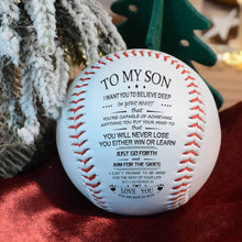 Load image into Gallery viewer, Gifts to Son, Printed Baseball, Baseball Keepsake
