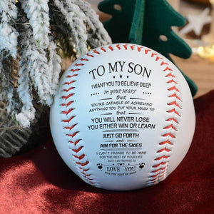 Gifts to Son, Printed Baseball, Baseball Keepsake