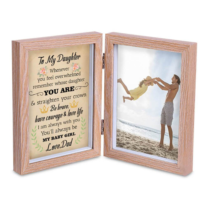 dad to daughter picture frame
