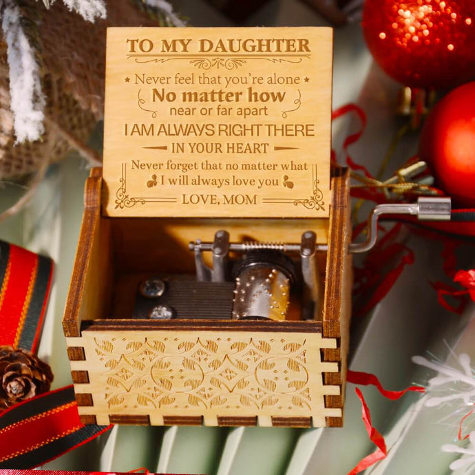 Mom to daughter music box