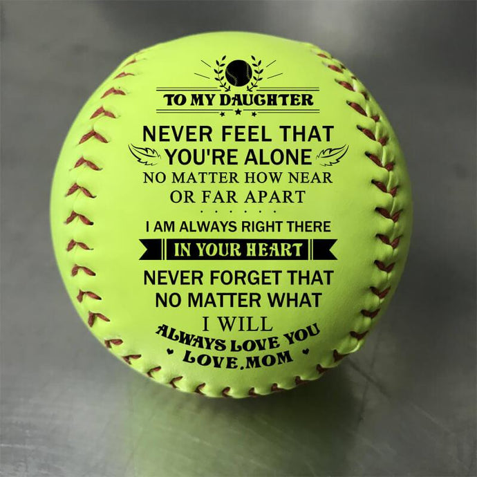 mom to daughter softball
